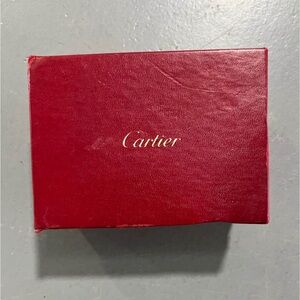 Cartier Collectible Vintage Red Box with Stationary Inside
